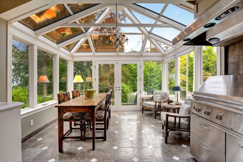 Sunroom with Glass Walls